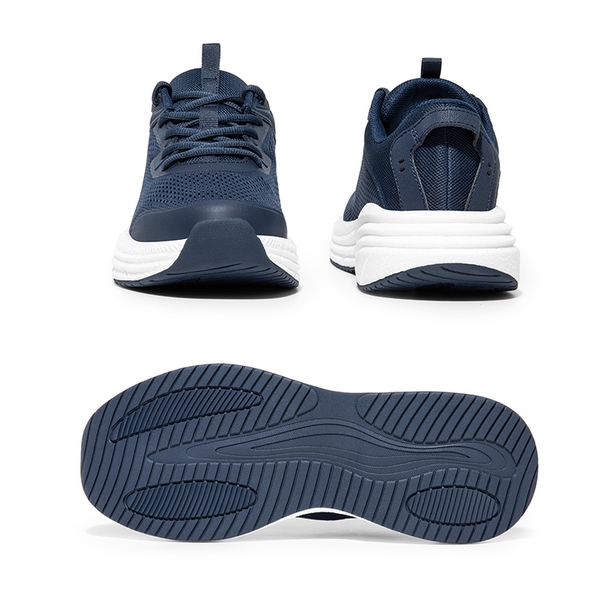 [FlexLife] Men's Knitted Comfortable Lightweight Running Shoes - NAVY - 3